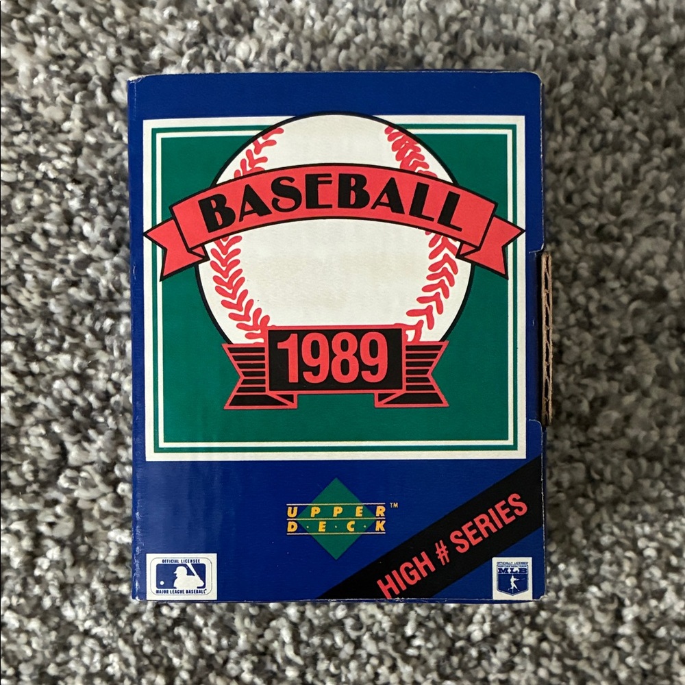 Upper Deck 1989 Baseball Card Box